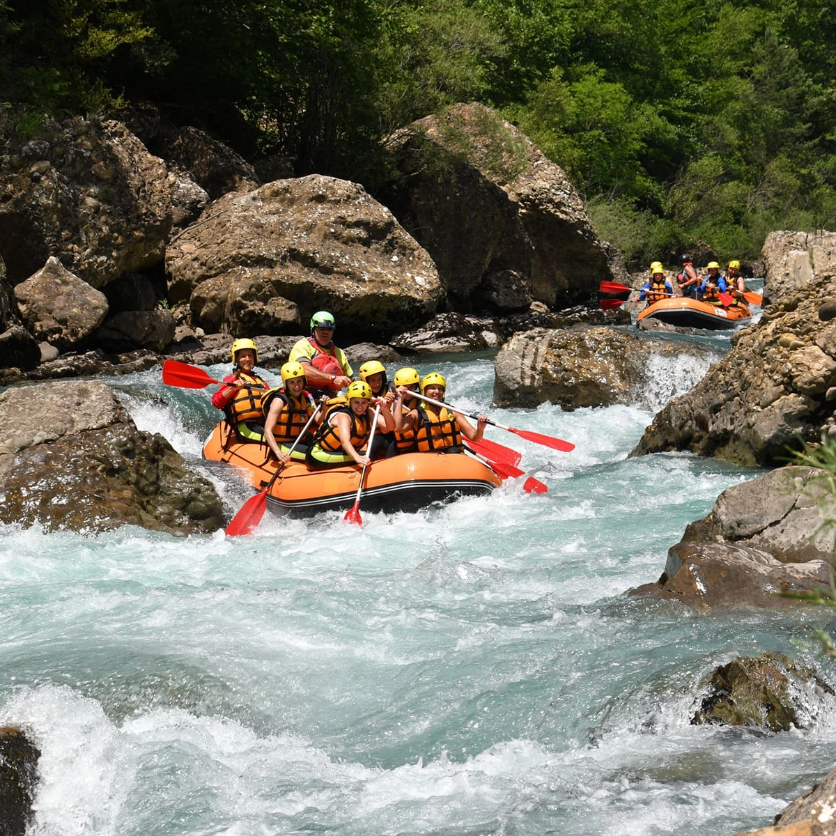 Rafting adulto – Desfiladero de Pirámides XL