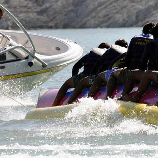 bananaloca. Actividad acuática en Barasona. Actividades de aventura en Huesca